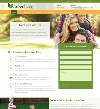 Website Design Lawn care